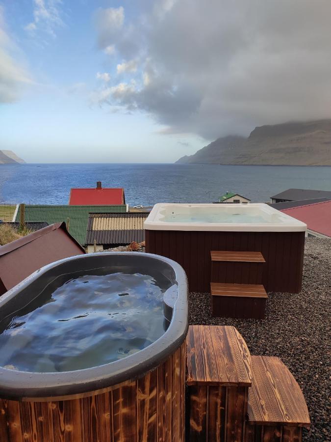 Gøtugjógv Log House Apartamento Exterior foto