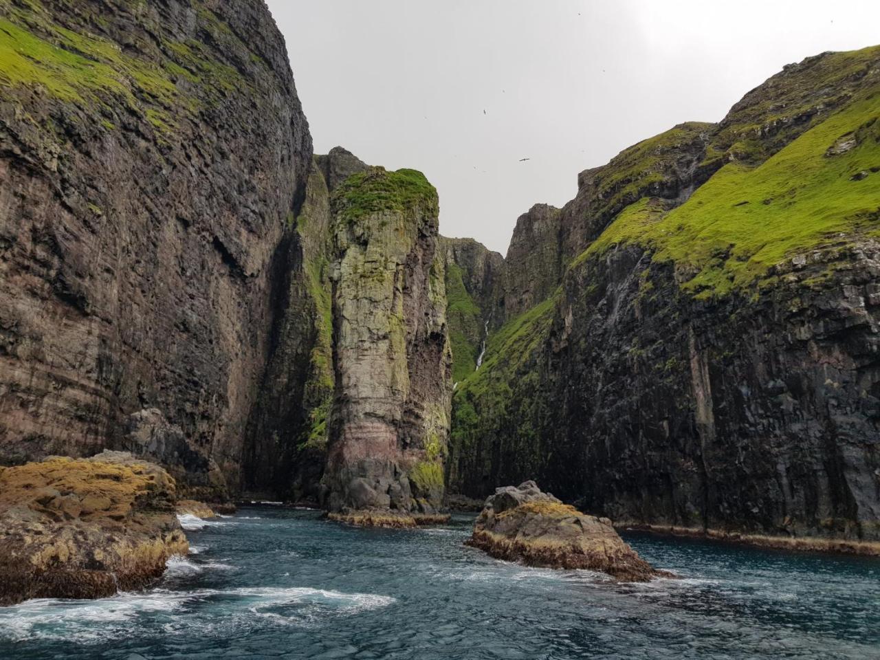 Gøtugjógv Log House Apartamento Exterior foto