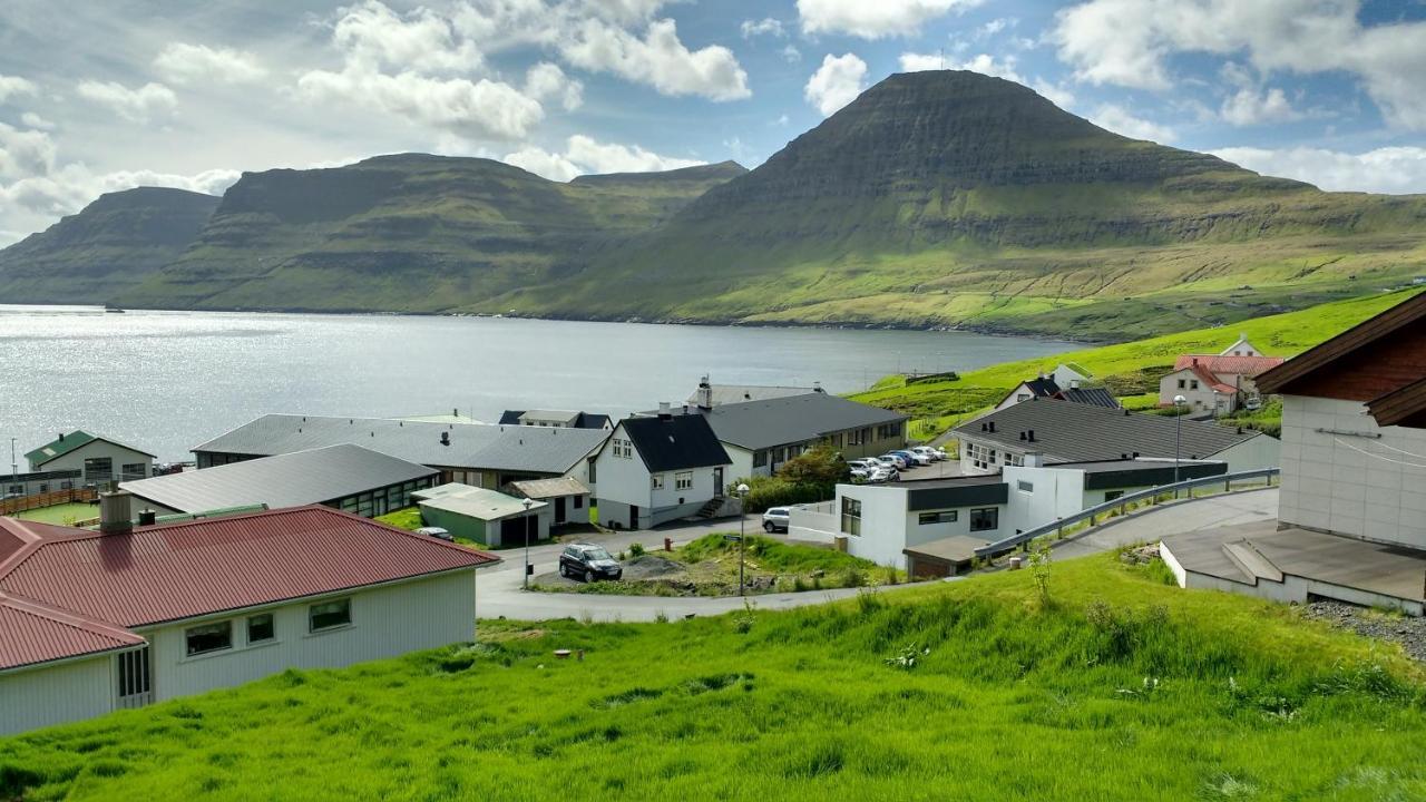 Gøtugjógv Log House Apartamento Exterior foto